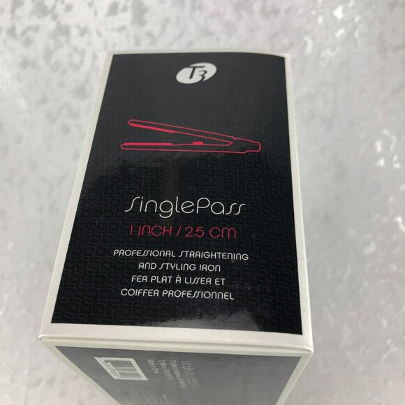T3 SinglePass White & Black Flat Iron for World-Class Hair New in Box Never Used - Picture 10 of 12